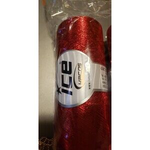 X1 red Metallic cotton 200 grams New